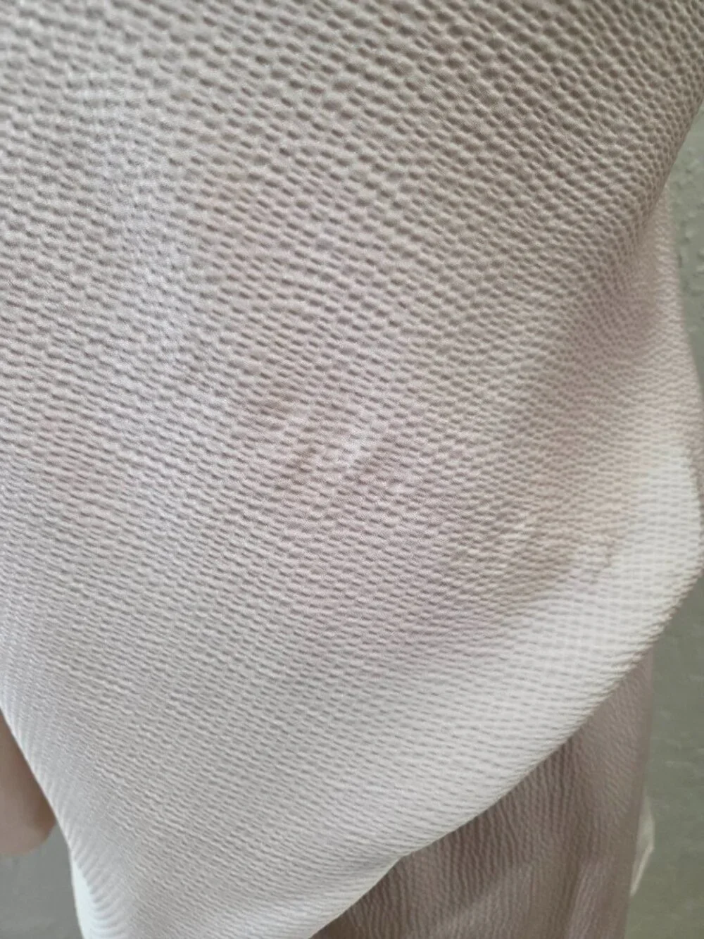 One-Shoulder Textured Mini Dress‎